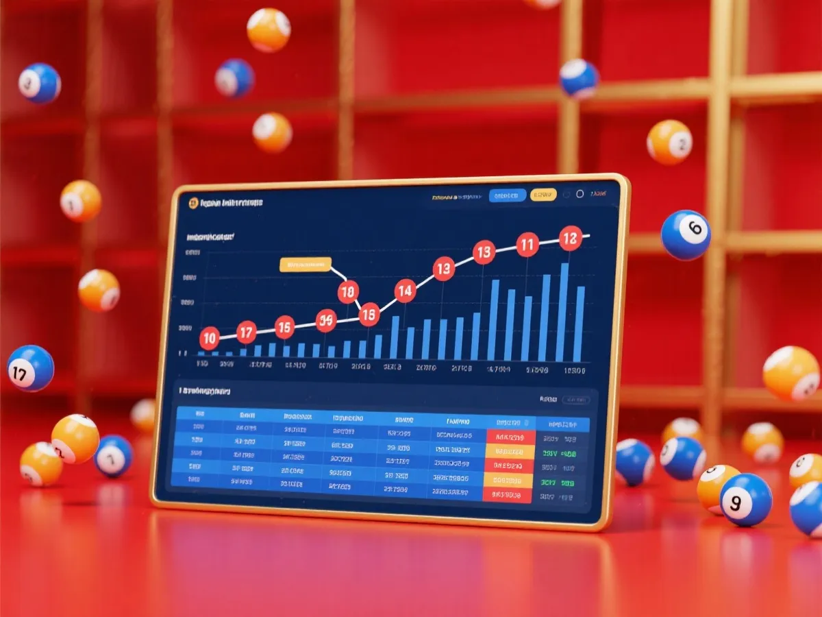 澳洲幸运8开奖数据查询界面示意图